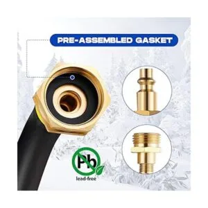 Kit de invierno para autocaravanas y adaptador de soplado