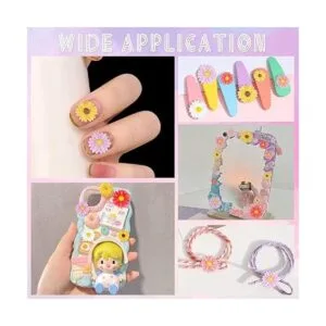 PH PandaHall 75 piezas de 5 colores de flores de