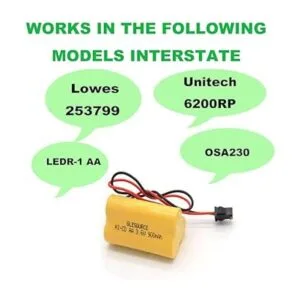 GLESOURCE 3.6V 900mAh Emergency Exit Light Battery_4