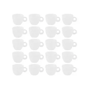 AUEAR Paquete de 20 mini tazas de café en miniatura taza