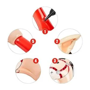 4 globos inflables con forma de caballo y palo de caballo_3