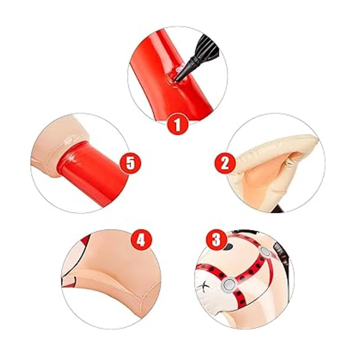 4 globos inflables con forma de caballo y palo de caballo_3