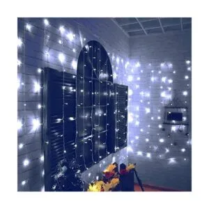 Fiee Luces de cortina de seguridad 13 x 6.5 pies cadena_2