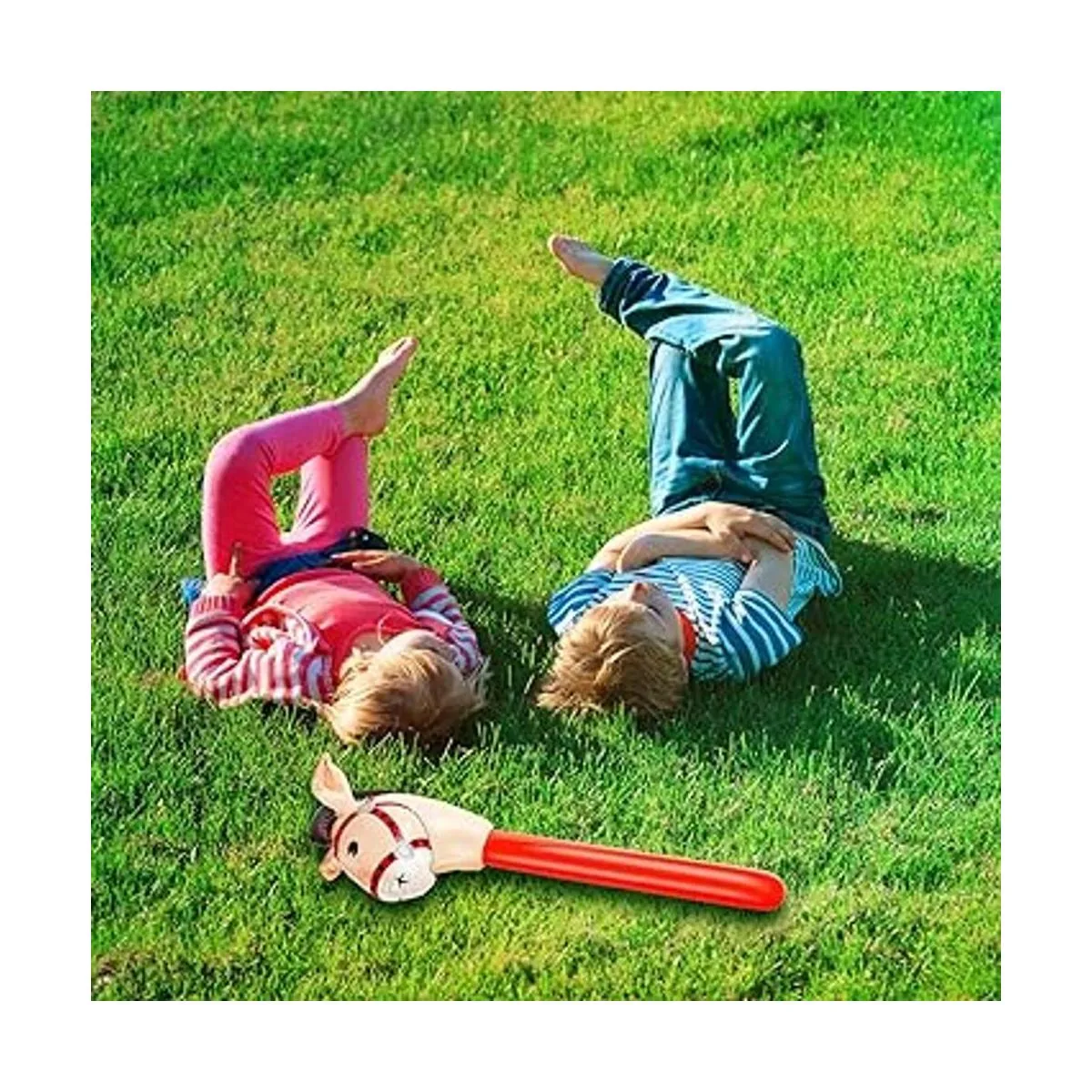 4 globos inflables con forma de caballo y palo de caballo_4