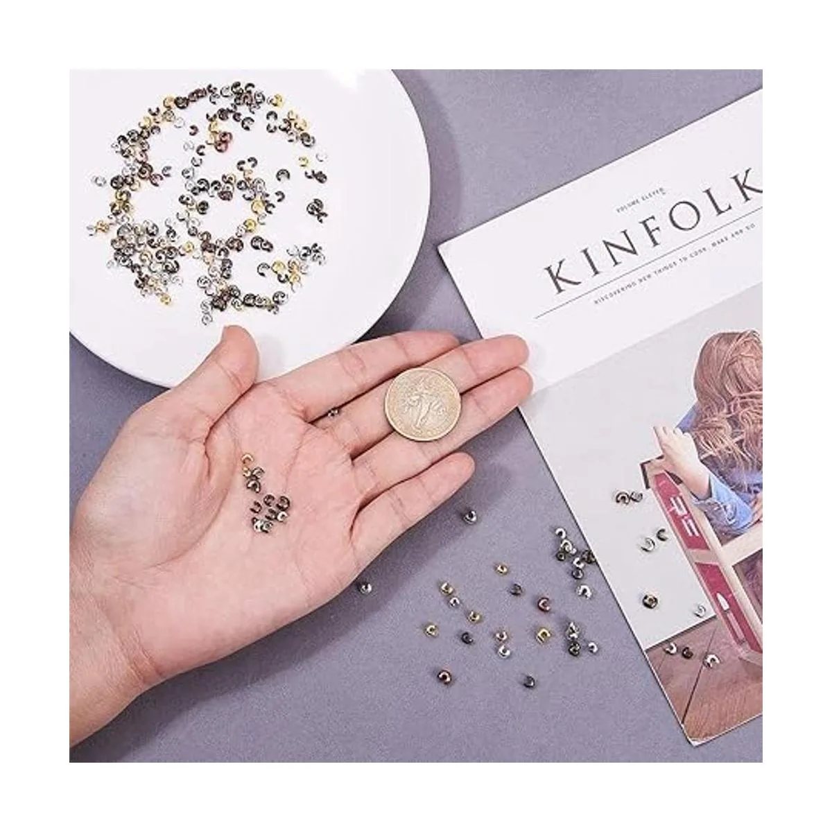 PH PandaHall 420 piezas de 6 colores de 0.118 in 0.157 in