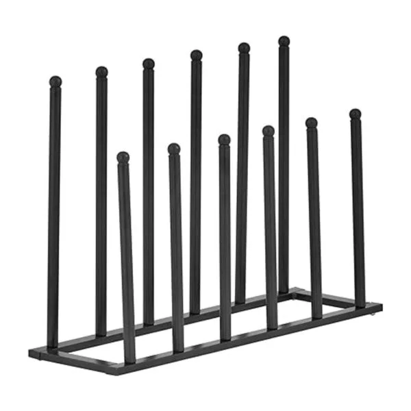 MyGift Organizador de botas de metal negro moderno