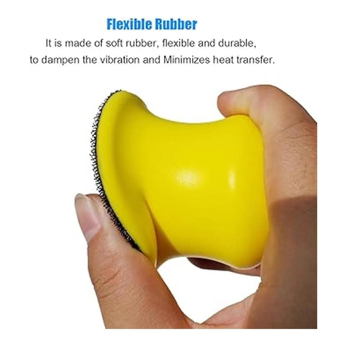 Tockrop 2 bloques de lijado de mano redondos de 3 pulgadas_4