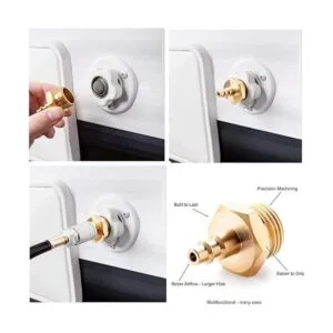 Sistemas de riego de latón sin plomo Winterize enchufe de_6