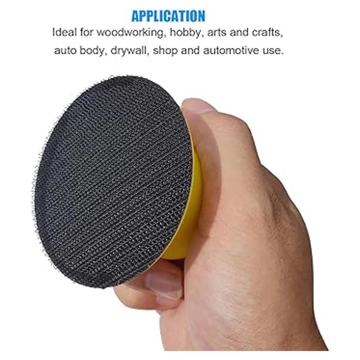 Tockrop 2 bloques de lijado de mano redondos de 3 pulgadas_6