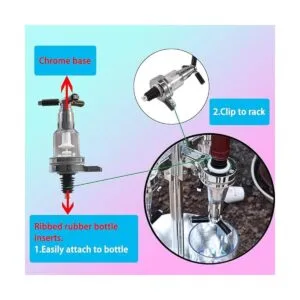 Dispensador de licor montado en la pared 4 botellas_2