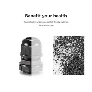 QILIPSU Prensaestopas de nailon NPT de 12 impermeable