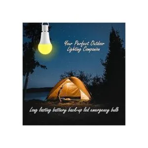 Bombillas LED recargables con batería de respaldo