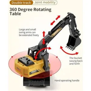 Juguetes excavadora excavadora camión para niños juguete_3