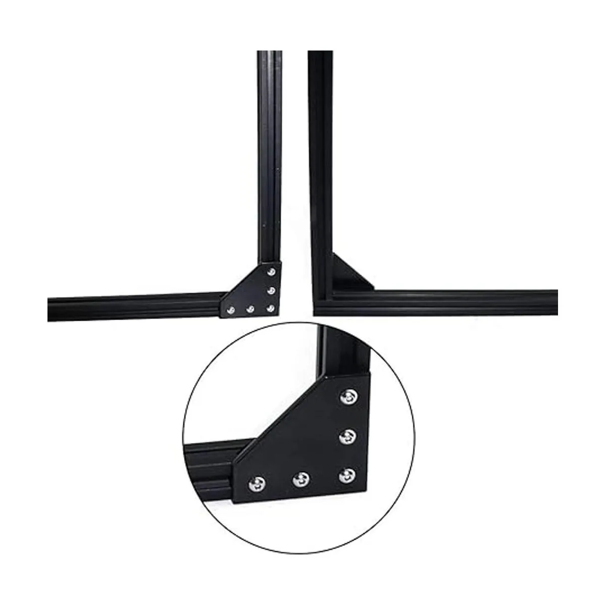 Boeray 2020 Placa de soporte de esquina anodizada en