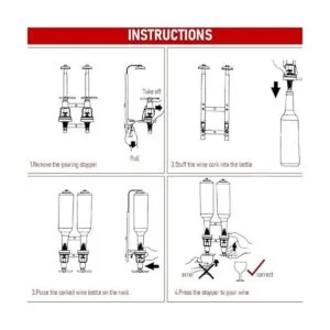 Dispensador de licor montado en la pared 4 botellas_4