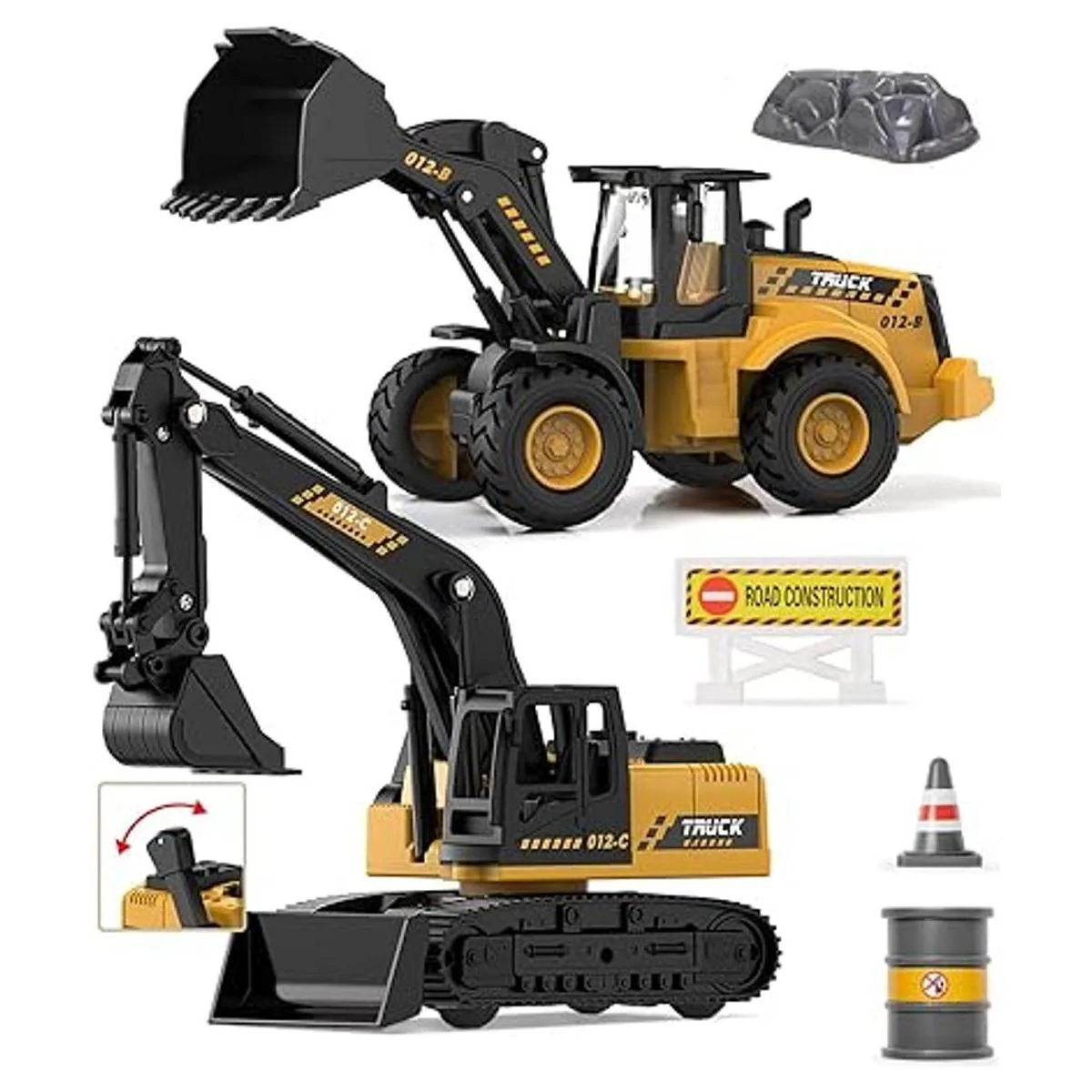 Juguetes excavadora excavadora camión para niños juguete_1