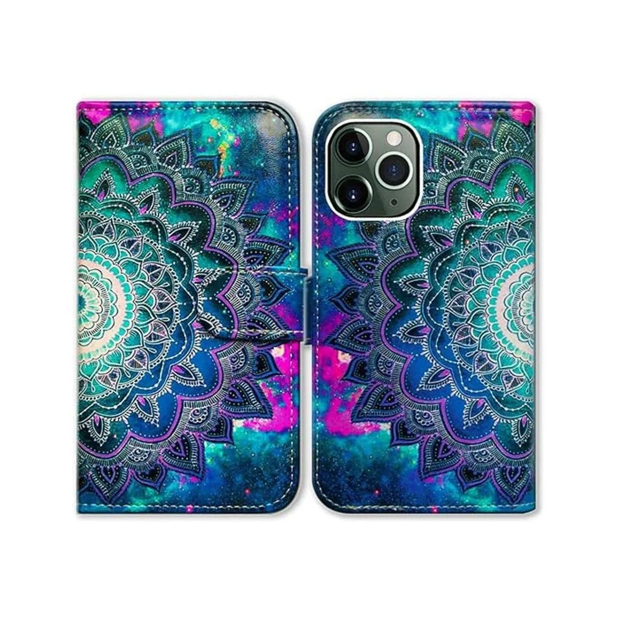 Bcov Funda tipo cartera para iPhone 11 Pro funda de_1