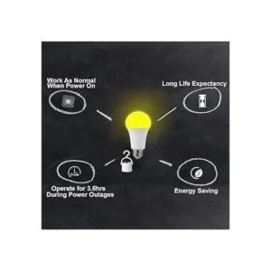 Bombillas LED recargables con batería de respaldo