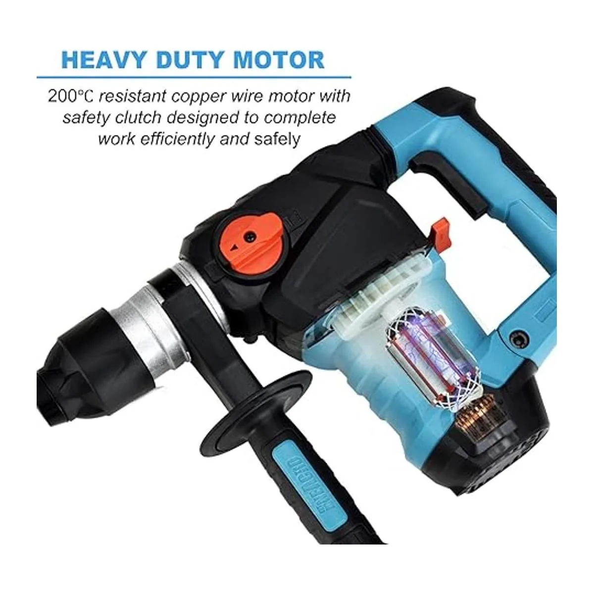 ENEACRO Taladro de martillo giratorio de 114 pulgadas_3