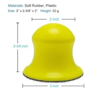 Tockrop 2 bloques de lijado de mano redondos de 3 pulgadas_2