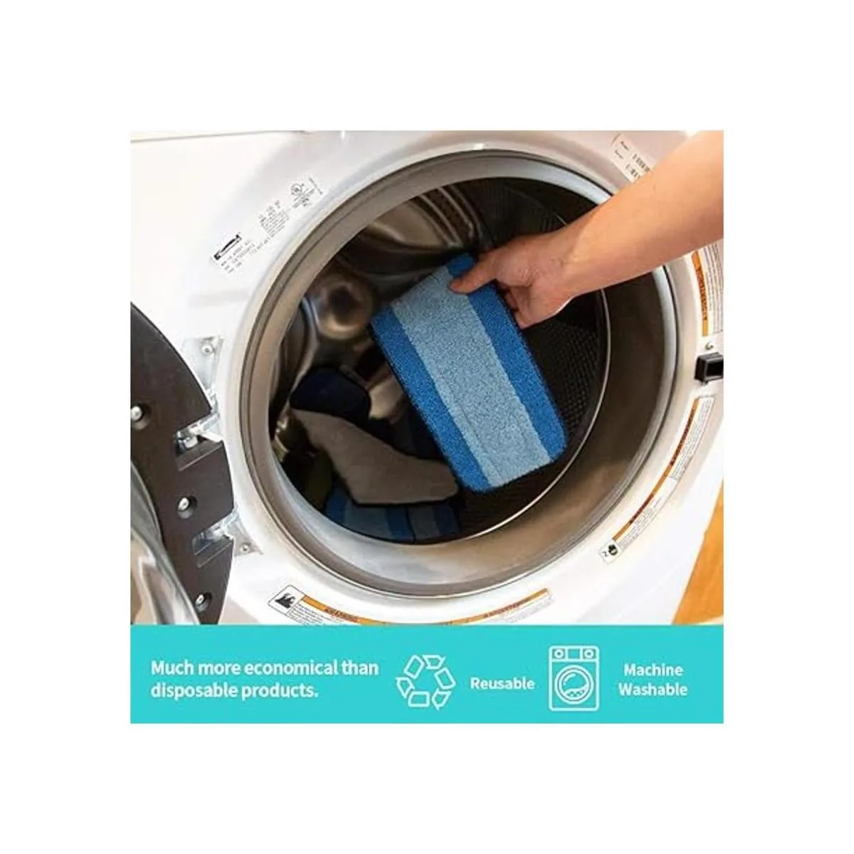 KEEPOW Almohadillas de limpieza de microfibra para Bona_5