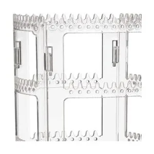 Sooyee Soporte giratorio de 360 aretes y organizador de_2