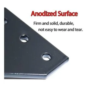 Boeray 2020 Placa de soporte de esquina anodizada en