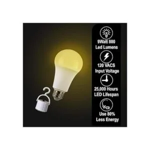 Bombillas LED recargables con batería de respaldo