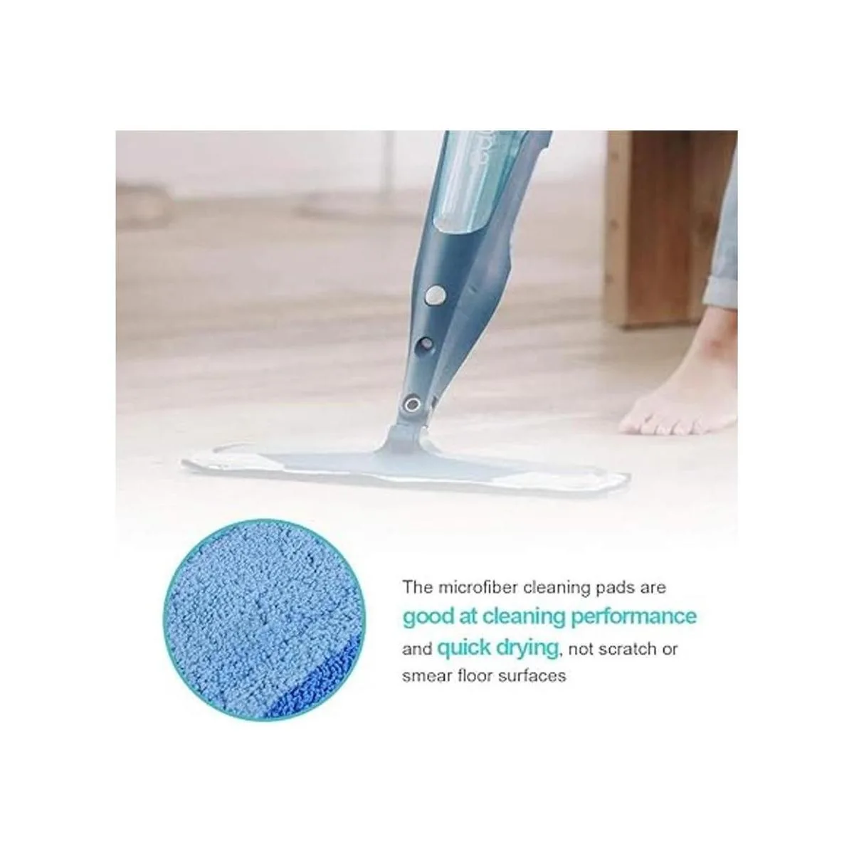 KEEPOW Almohadillas de limpieza de microfibra para Bona_6