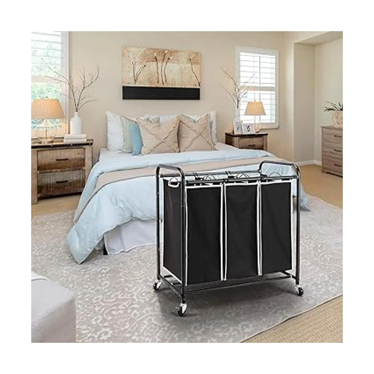 ROMOON Clasificador de lavandería clasificador de cestas