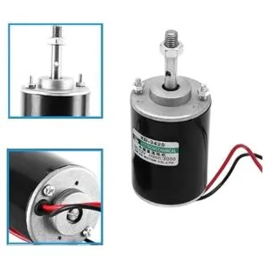 Motor de CC de imán permanente de 12 V 30 W motor de