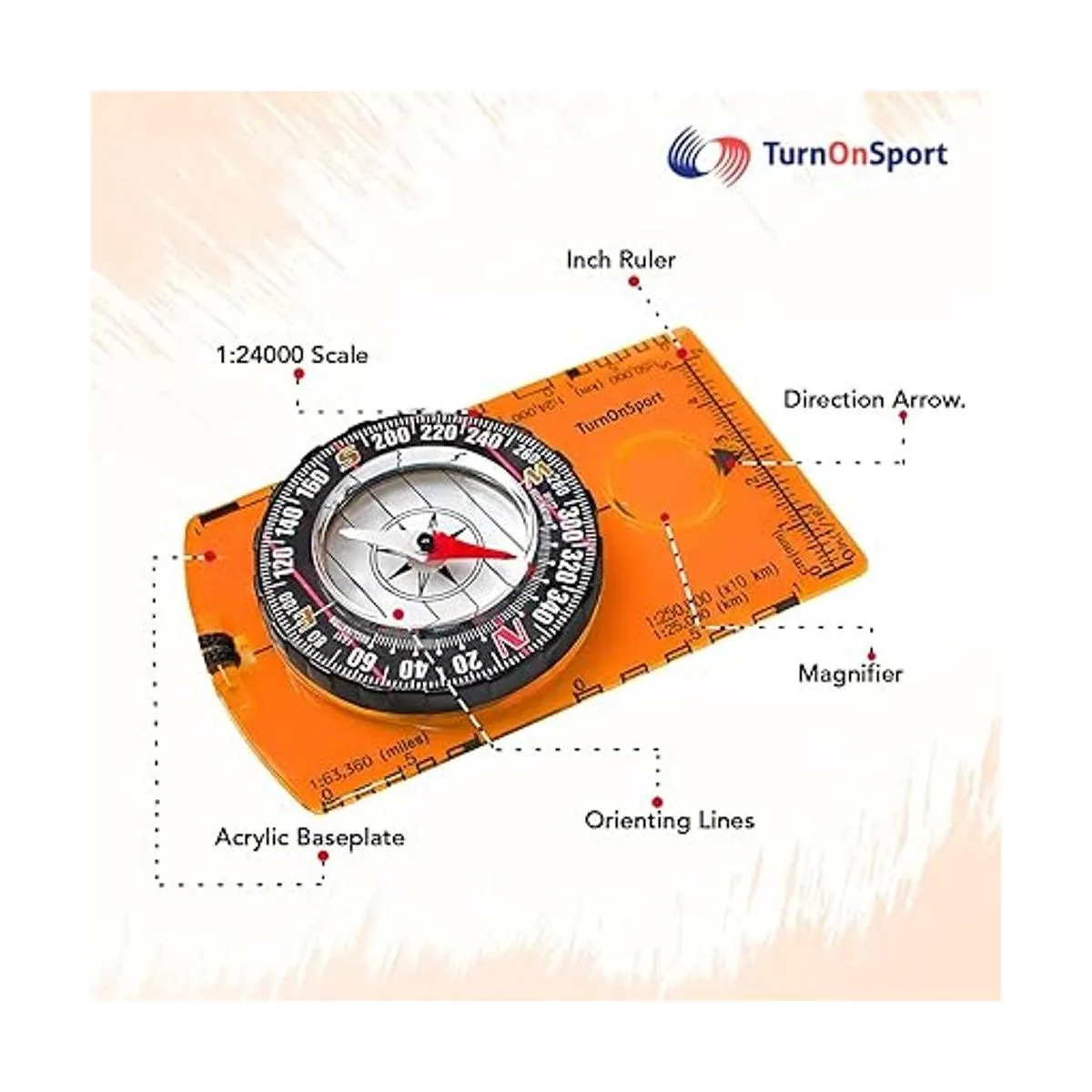 Brújula de orientación para senderismo y mochilero_2