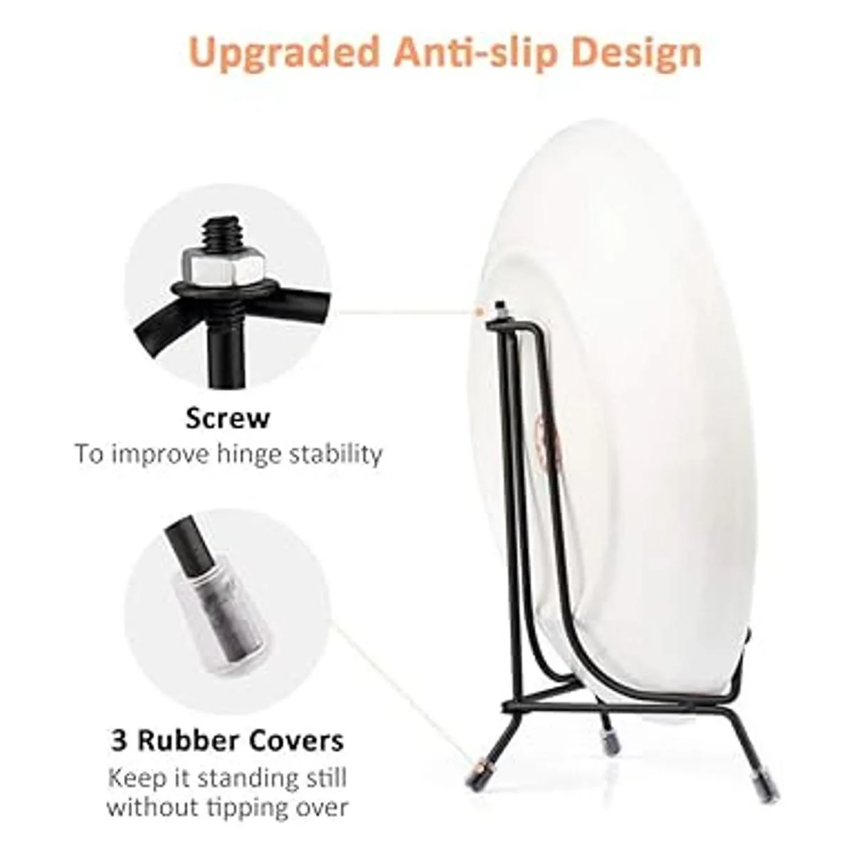 Mocoosy Paquete de 6 soportes de placa antideslizantes_4