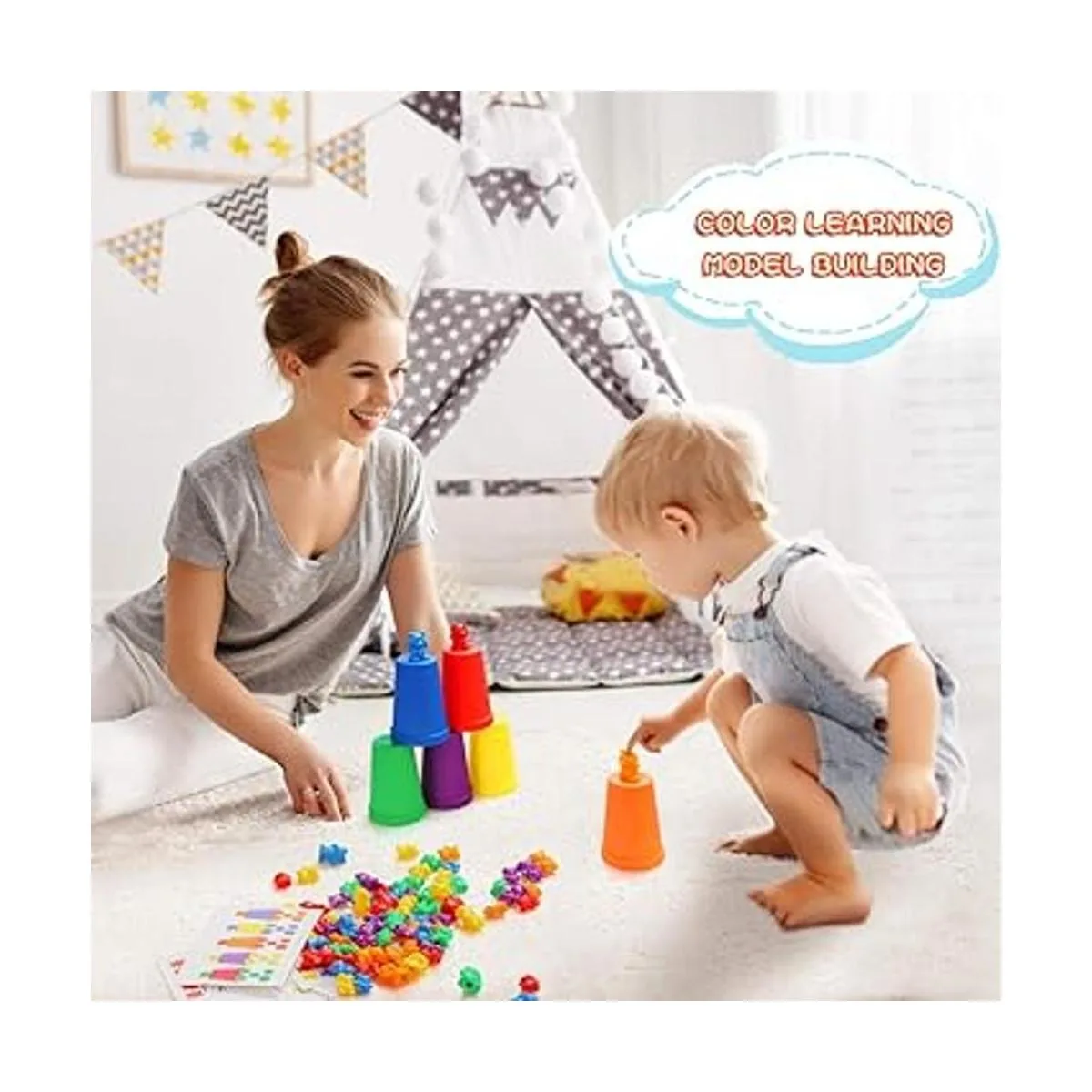 Bmag Osos de conteo con copas de clasificación a juego_5