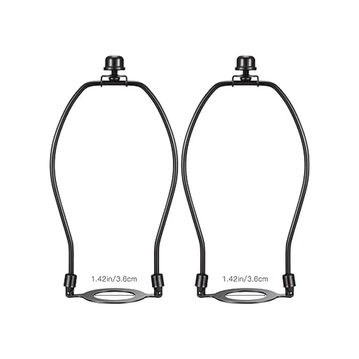 Canomo Paquete de 2 soportes para lámparas de 8 pulgadas