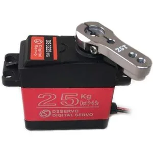 Pack de 2 servo digital de 55.1 lbs de engranaje de metal_5