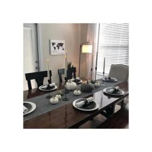 SUJUN Matte Black Candle Holders Set of 3 for Taper_6