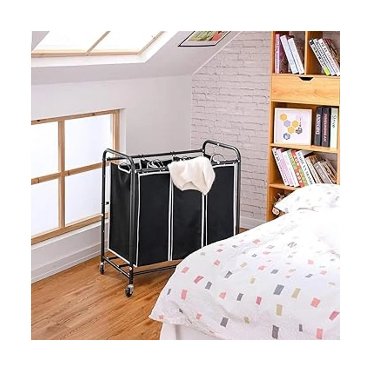 ROMOON Clasificador de lavandería clasificador de cestas