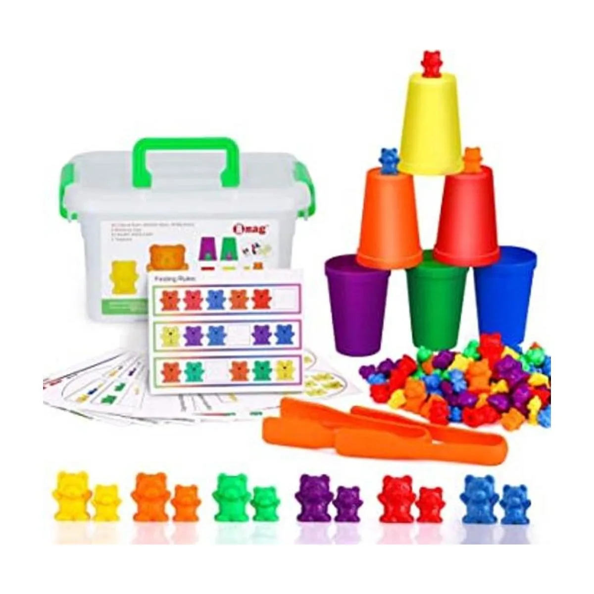 Bmag Osos de conteo con copas de clasificación a juego_1