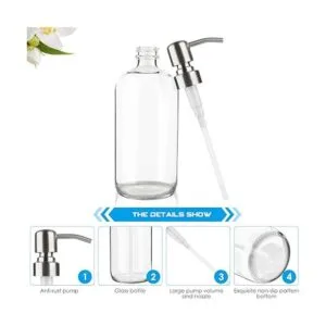 ARKTEK Dispensador de jabón de vidrio dispensador de_3