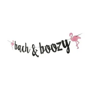 Bach Boozy bannerBachelorette Party Gold Gliter Paper_3