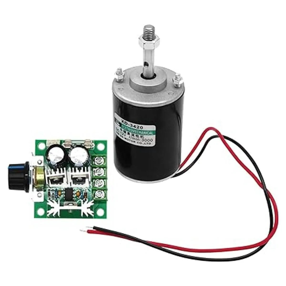 Motor de CC de imán permanente de 12 V 30 W motor de