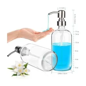 ARKTEK Dispensador de jabón de vidrio dispensador de_2