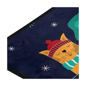 Alfombra de cocina antideslizante para perros de Navidad_2