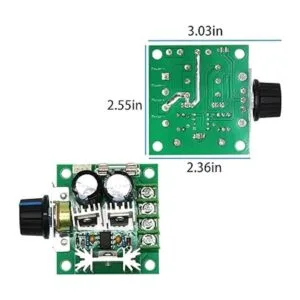 Motor de CC de imán permanente de 12 V 30 W motor de