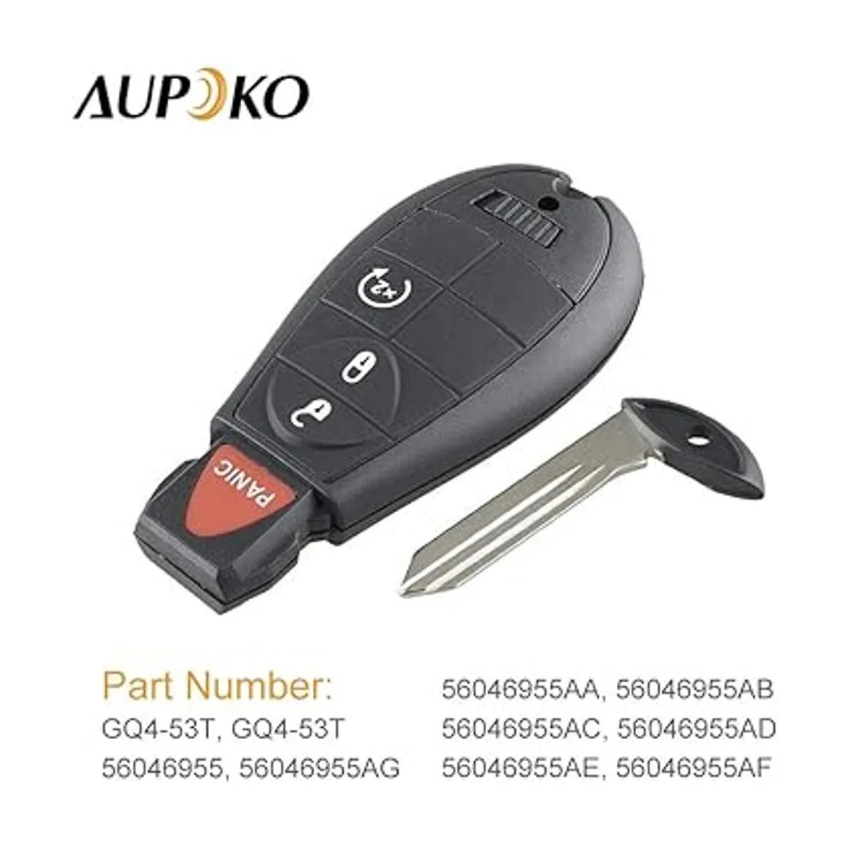 Aupoko GQ453T Llavero de entrada sin llave de 4 botones_2