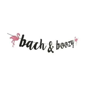Bach Boozy bannerBachelorette Party Gold Gliter Paper_4