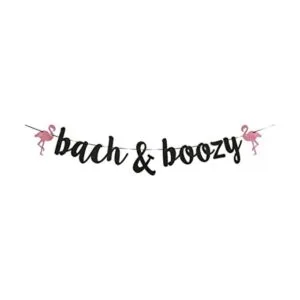 Bach Boozy bannerBachelorette Party Gold Gliter Paper_1
