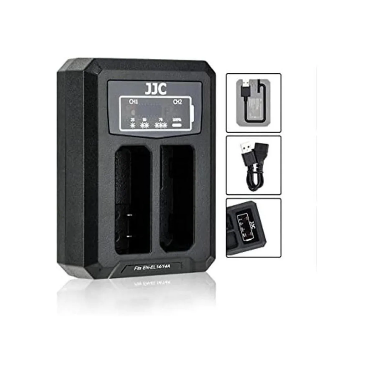 ENEL14 ENEL14A Cargador de batería con cable USB_1
