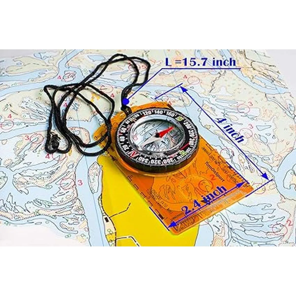 Brújula de orientación para senderismo y mochilero_4